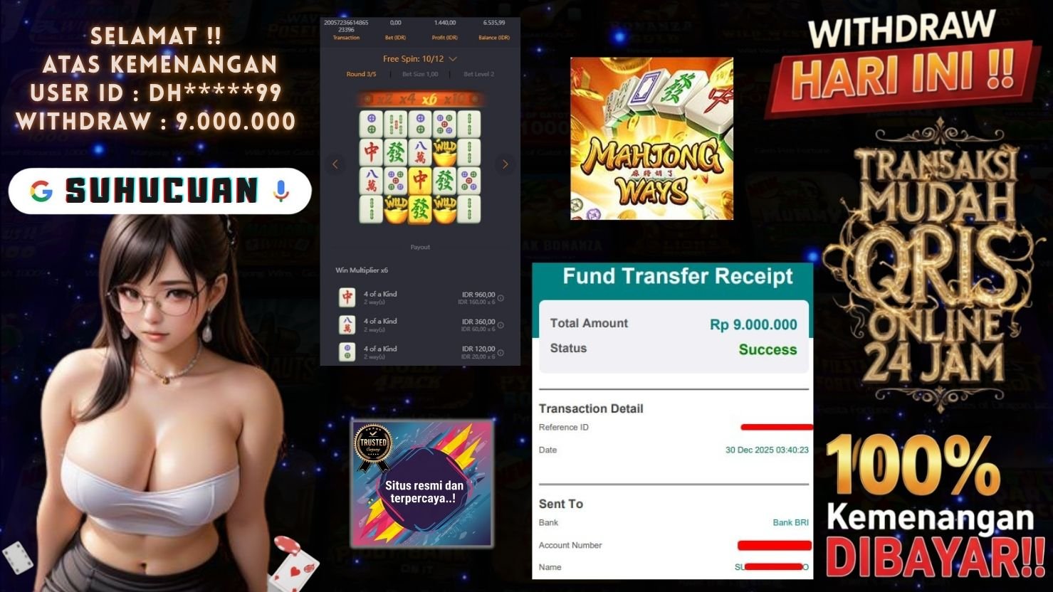 SUHUCUAN JACKPOT SLOT MAHJONG WAYS